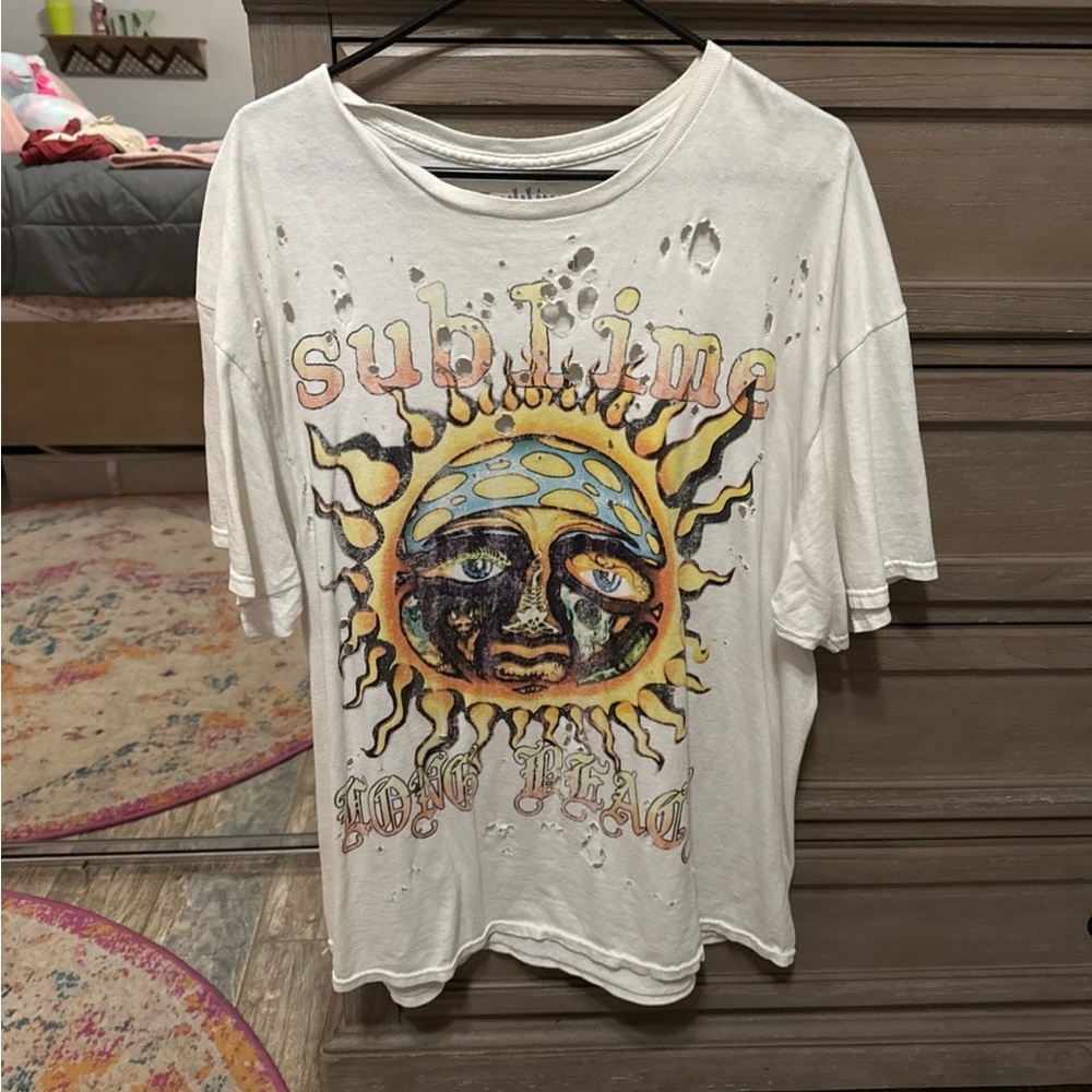 White Sublime Graphic T-Shirt